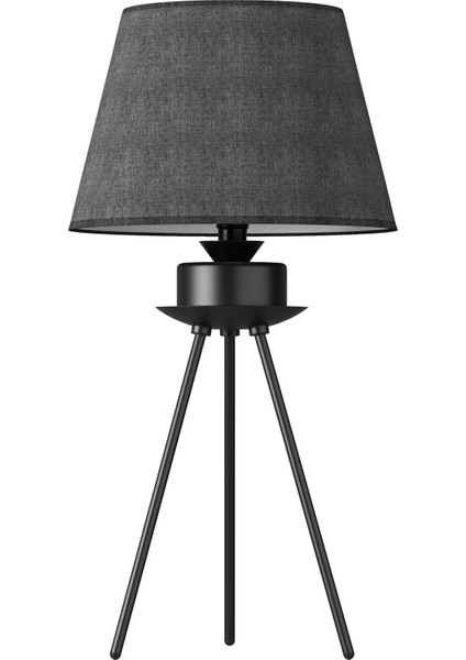 Luxora Tripod Ayaklı Siyah Şapkalı Modern Masa Abajuru modelleri