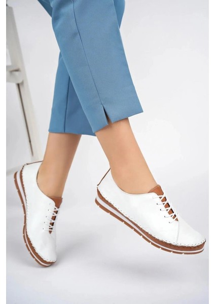 Hakiki Deri Kadın Deri Casual Ayakkabı TRC116-0067
