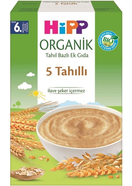 Nessiworld p Organik 5 Tahıllı Tahıl Bazlı Kaşık Maması 200 Gr