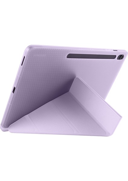 Galaxy Tab S10 Fe Plus SM-X620 Kılıf Tri Folding Kalem Bölmeli Standlı Kılıf Uyandırma Özellikli indirimleri