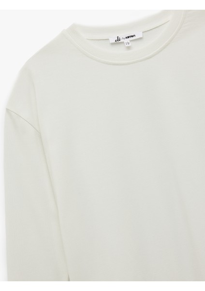 Uzun Kollu Bisiklet Yaka Çizgili Tişört indirimleri