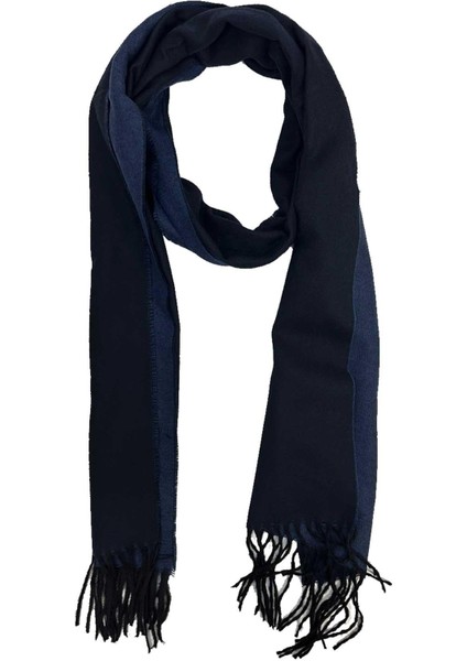 Lacivert - Mavi Çift Taraflı Erkek Kaşkol K630 fiyatları