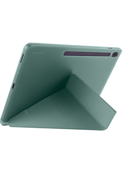 Galaxy Tab S10 Fe Plus SM-X620 Kılıf Tri Folding Kalem Bölmeli Standlı Kılıf Uyandırma Özellikli indirimleri