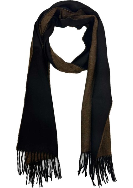 Siyah - Kahve Çift Taraflı Erkek Kaşkol K631 fiyatları