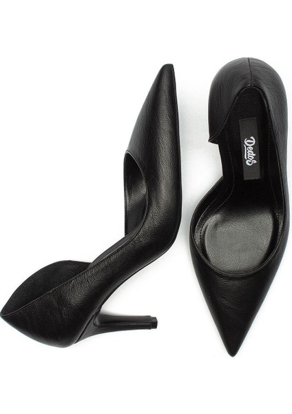 Kadın Klasik Düz Stiletto Sivri Burun Açık Topuklu Ayakkabı 4300 fırsatları