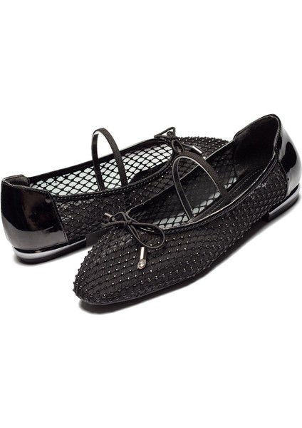 Kadın Boncuklu - Fileli Kemerli Babet Ayakkabı 1700 fiyatları