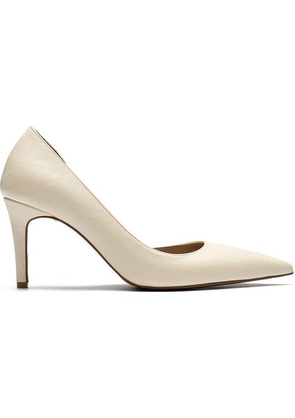 Kadın Klasik Düz Stiletto Sivri Burun Açık Topuklu Ayakkabı 4300 fiyatları