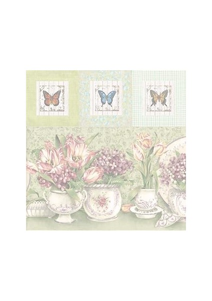 Artebella Mixart Transfer Koyu Zemin 25X25 cm 6010K