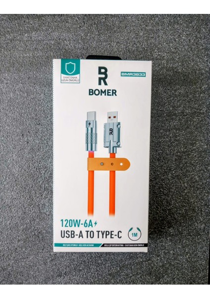 120W-6A Usb-A To Type-C Kablo