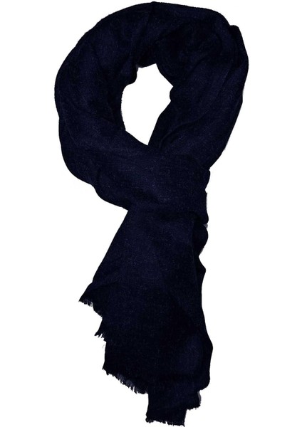 Lacivert Düz Unisex Şal Kaşkol K635 fırsatları