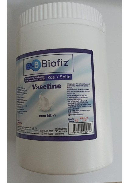 Vazelin Katı 1000 ml