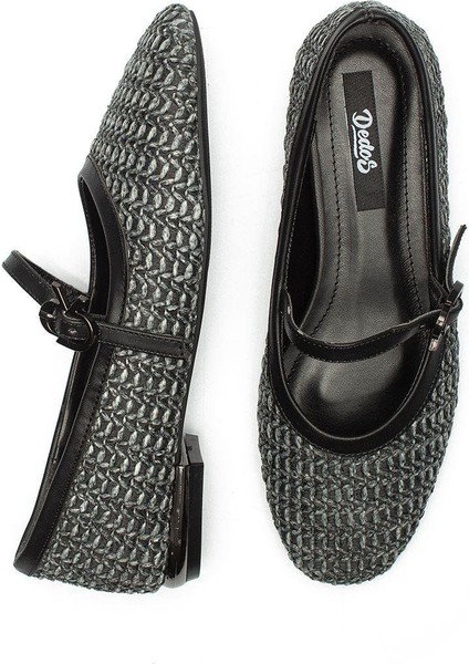 Kadın Hasır Örme Makosen Espadril Tokalı Babet 1715 fırsatları