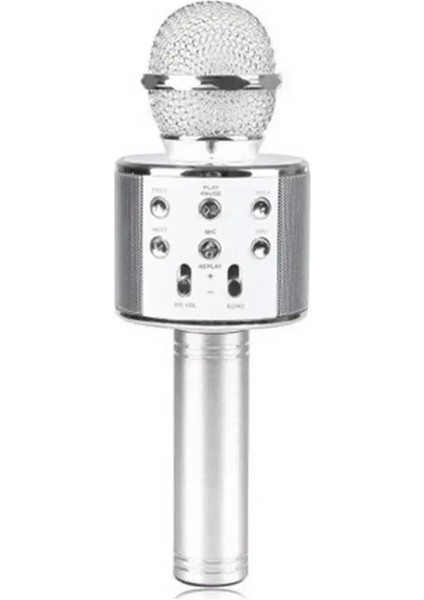Ws 858 Karaoke Mikrofon Bluetooth Hoparlör Mikrofon fiyatları