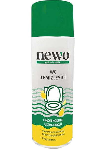 Köpük Wc Tuvalet Temizleyici Ultra Güçlü Limon Kokulu 3 Adet x 500 ml modelleri