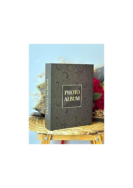 Rabsev RS306 Fotoğraf Albümü 10X15CM 200 Fotoğraf Kapasiteli Retro Desenli Lüks Albüm