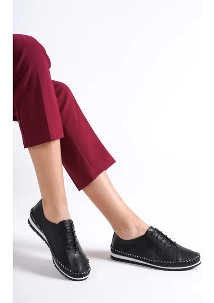 Hakiki Deri Kadın Deri Casual Ayakkabı TRC116-0067