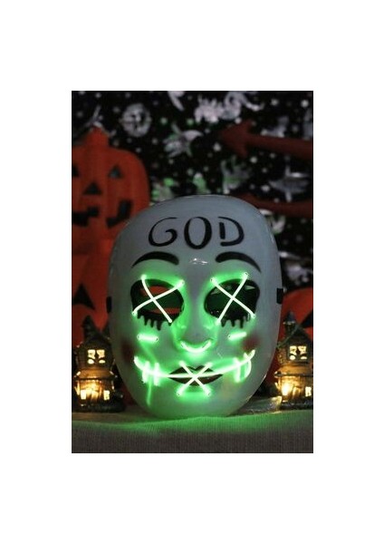 Halloween Aksesuar Maske Işıklı God Cadı fiyatları