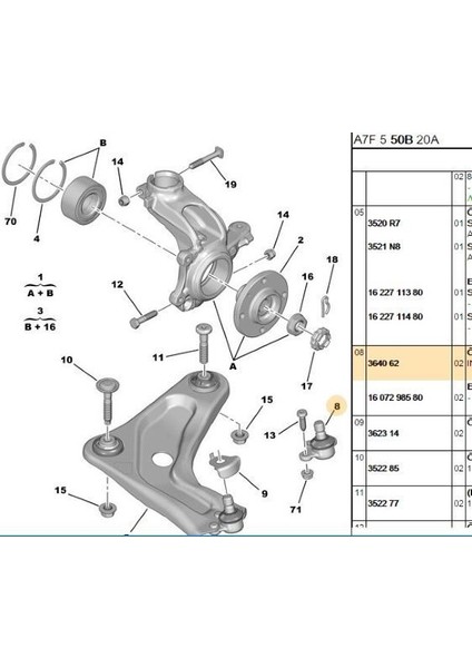 Rotıl Alt Peugeot P207 Cıtroen C2 C3 02- 3640.62
