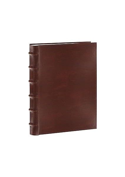 Photo Albums Fotoğraf Albümü, Deri Elyaf Kumaş, Kitap Ciltleme, 10 x 15 Cm, Kahverengi