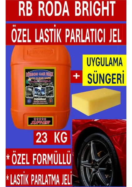 Roda Bright Jel Lastik Parlatıcı Siyahlaştırıcı Temizleyici 23 kg