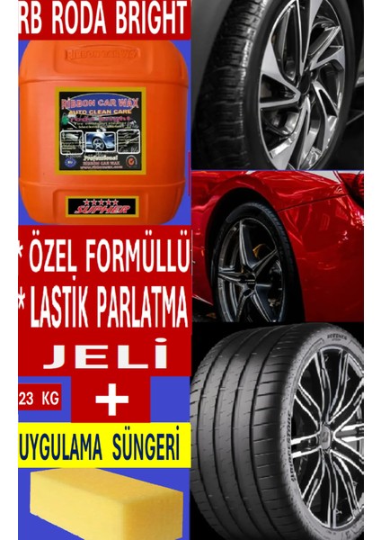 Roda Bright Jel Lastik Parlatıcı Siyahlaştırıcı Temizleyici 23 kg fiyatları