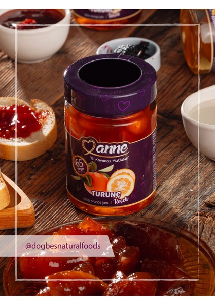 Turunç Reçeli 400 gr (Pancar Şekeri İle Üretilmiştir - Glikoz, Koruyucu İçermez) fiyatları