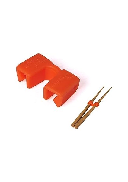 Kiyomi Chopstick x 10 + Chopstick Öğretici Aparat x 2 | Tek Kullanımlık Chopstick | Suşi Yeme