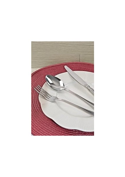 Lugga Mira Çatal Kaşık Takımı 6 Kişilik 18 Parça