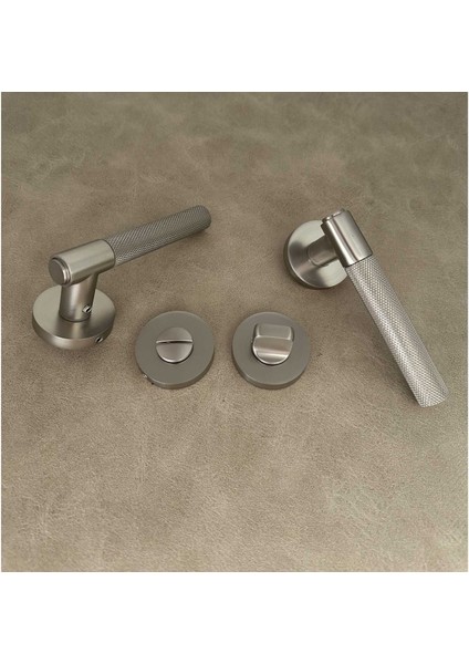 Rivax Meta Inox Zamak Yuvarlak Rozetli Wc Banyo Kapı Kolu 1 Takım fiyatları