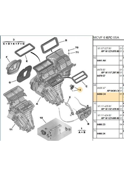 Kalorıfer Rezıstansı Bıpper Nemo Psa 6436.C4 Orjinal