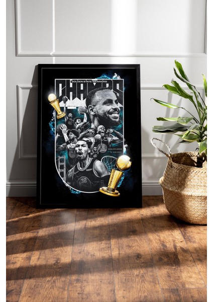 Stephen Curry Çerçeveli Tablo - Golden State Warriors Nba Posteri Tablo fiyatları