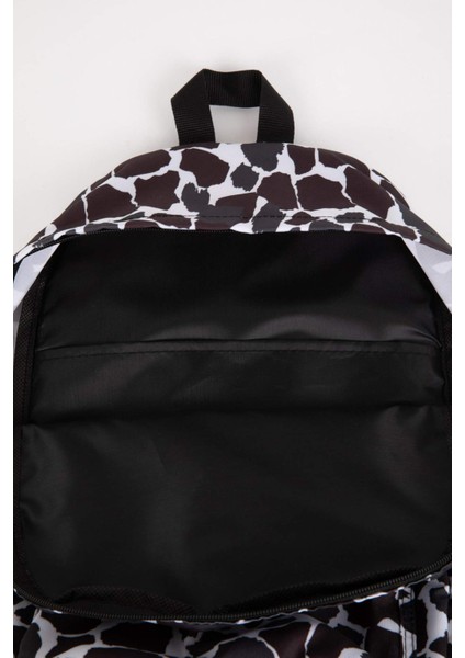 Kadın Leopar Desenli Okul Sırt Çantası C5603AXNS