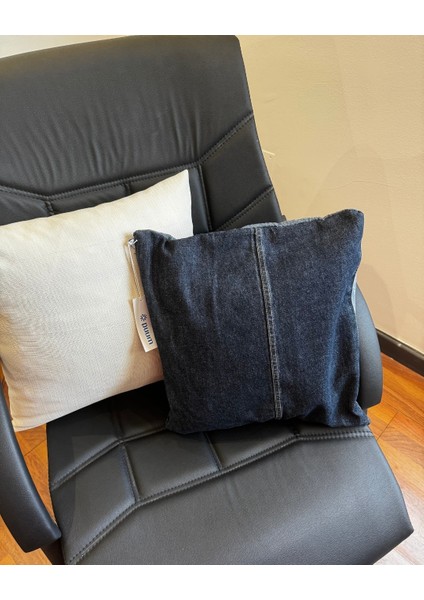 Denim Orta Dikiş Detaylı Kırlent Kılıfı indirimleri