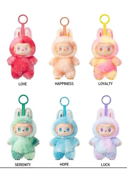 Oyuncak Labubu Peluş Bebek Peluş Oyuncak Labubu Anahtarlık Model Bebek Labubu