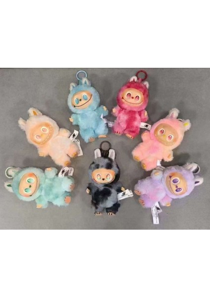 Oyuncak Labubu Peluş Bebek Peluş Oyuncak Labubu Anahtarlık Model Bebek Labubu