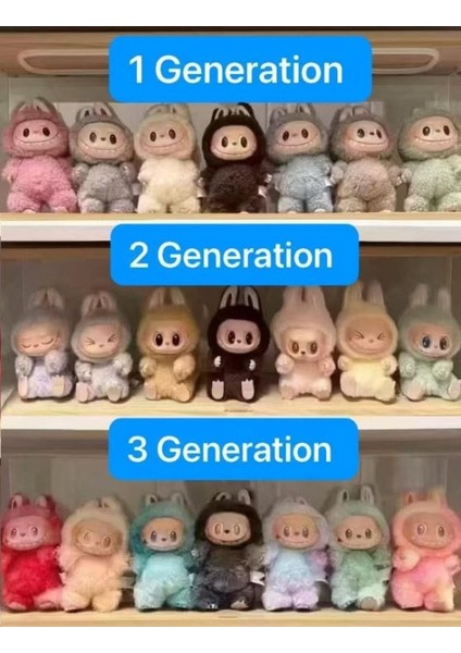 Oyuncak Labubu Peluş Bebek Peluş Oyuncak Labubu Anahtarlık Model Bebek Labubu