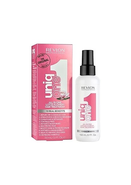 Professional Uniq One All In One Lotus Flower Durulanmayan Sprey Bakım Kremi 150 ml