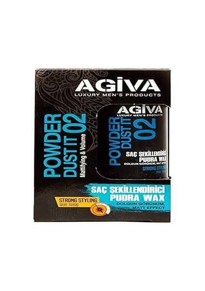 Saç Pudrası Siyah Sert Tutuş