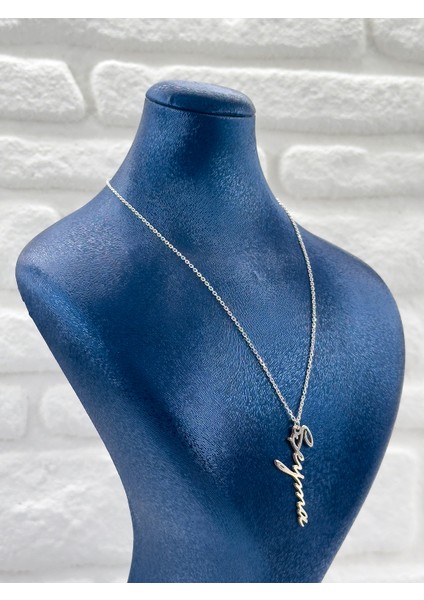 Isme Özel Tasarım Imza Model Kadın Gümüş Kolye fiyatları