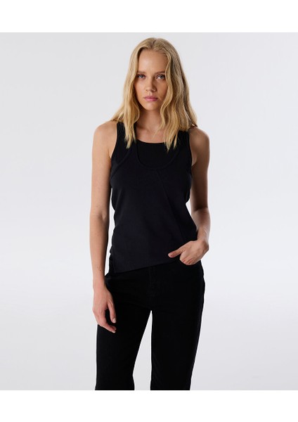 Çift Parça Görünüm T-Shırt TW6250070025001