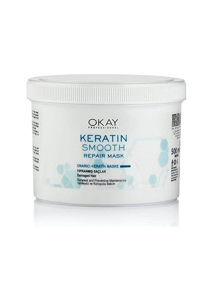 Keratin Smooth Repair Mask 500 ml