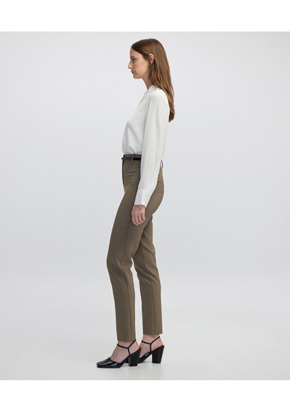 Elastik Bel Skinny Fit Pantolon IW6250003151014 fiyatları
