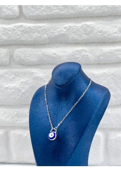 Spor Nazar Boncuklu Kadın Gümüş Kolye fiyatları