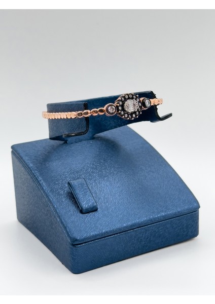 Baget Taşlı Elmas Modeli Kadın Gümüş Bileklik - Baget Bileklik fiyatları