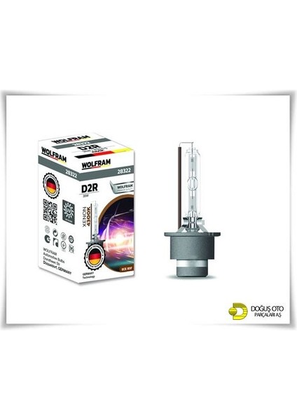 28322 - Ampul D2R 12V 35W Xenarc 4300K Kahverengi Çubuk