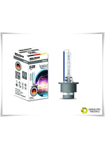 28432 - Ampul D2R 12V 35W Xenarc 6000K Mavi Çubuk