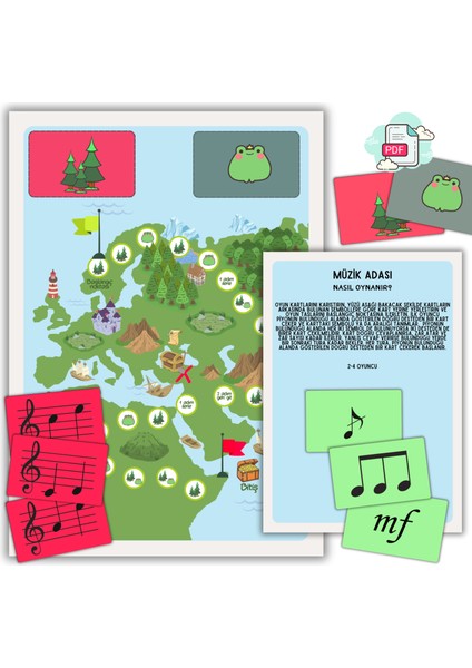 Print&play Müzik Adası modelleri