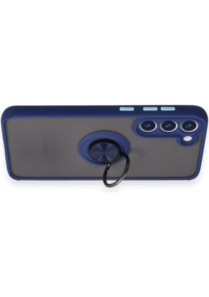 Samsung Galaxy S23 Plus Kılıf Montreal Yüzüklü Silikon Kapak - Lacivert - CPT101274-3854 modelleri