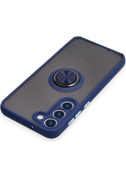 Samsung Galaxy S23 Plus Kılıf Montreal Yüzüklü Silikon Kapak - Lacivert - CPT101274-3854 fırsatları