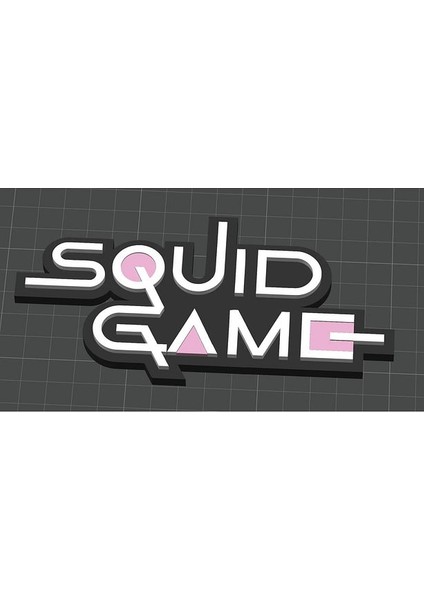 Flexıs We Make It Possıble For You Squıd Game Logo Dekoratif Popüler Dizi 15 cm